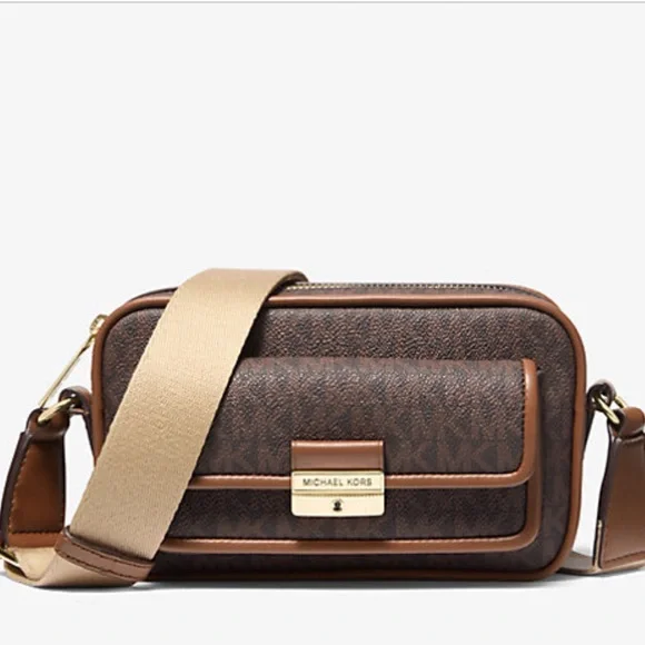 Michael Kors Bradshaw Medium Signature Logo Messenger Bag
Brown 
NWT - Picture 4 of 16